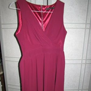 Wine Red Cocktail Dress